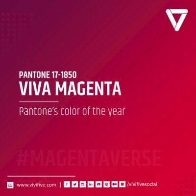 Pantone’s Viva Magenta – Color of the year 2023